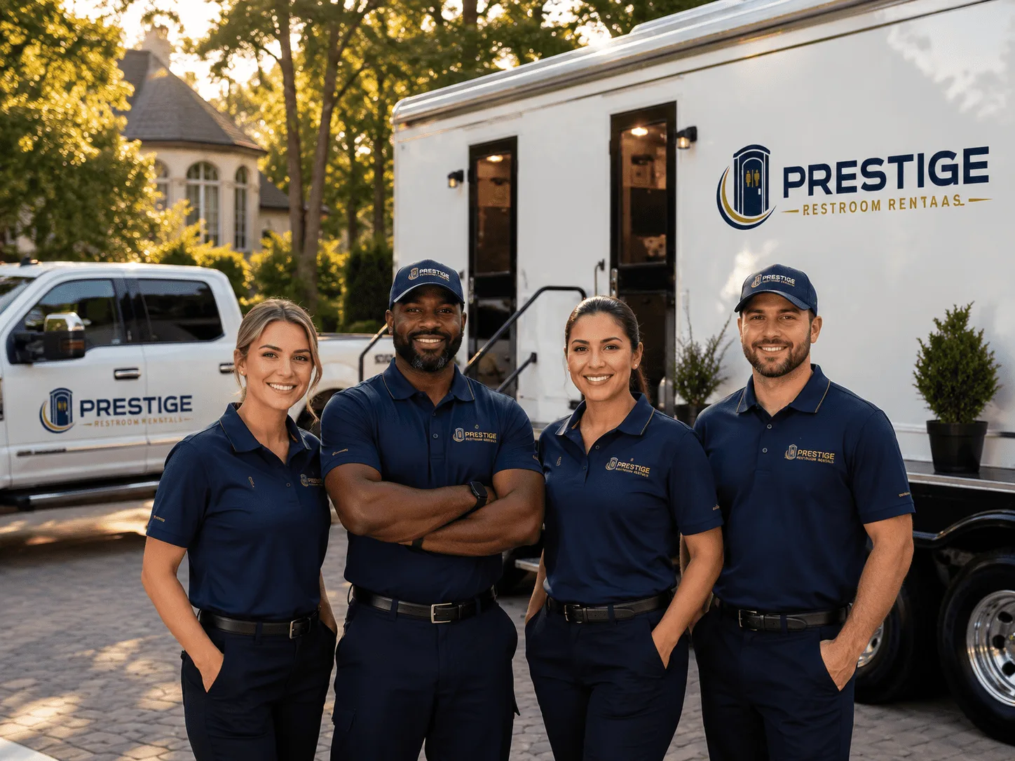 Trusted Luxury Portable Restrooms company in Crary, ND